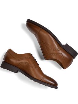 Will's Vegan Store Goodyear Welt Brogues Tan